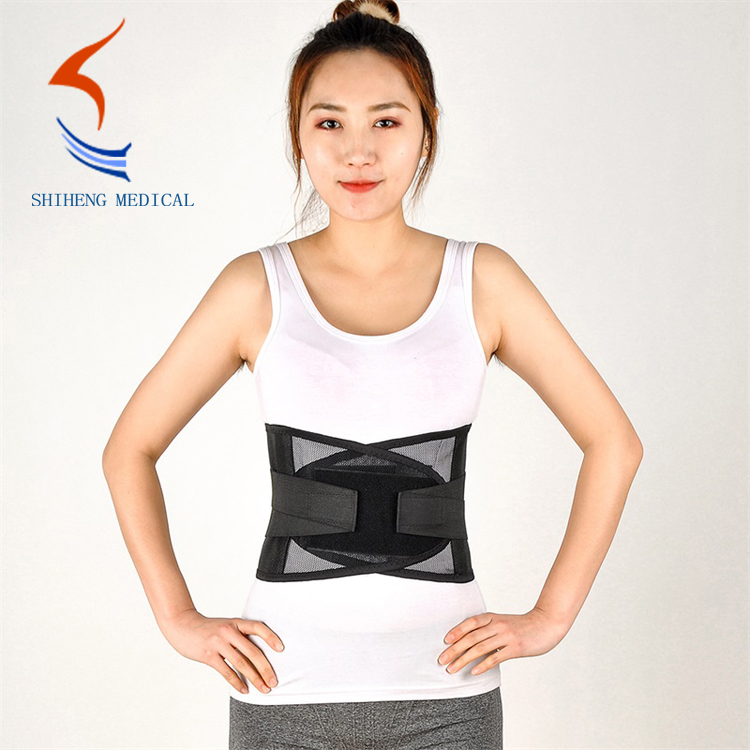 Breathable waist support belt