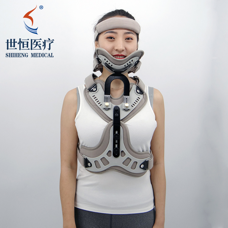 Adjustable neck and chest  fixation Brace