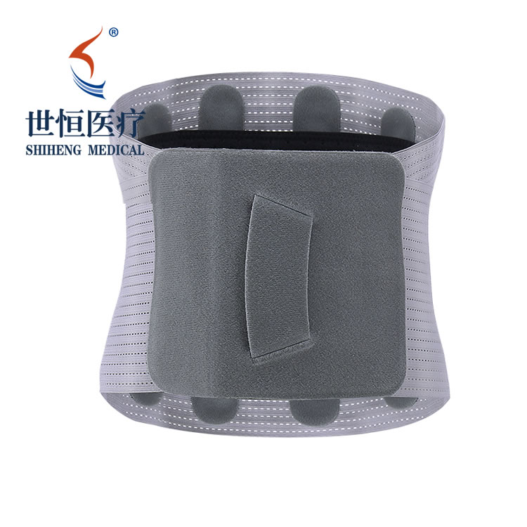 Hot pressing waist belt with three pads lumbar support brace