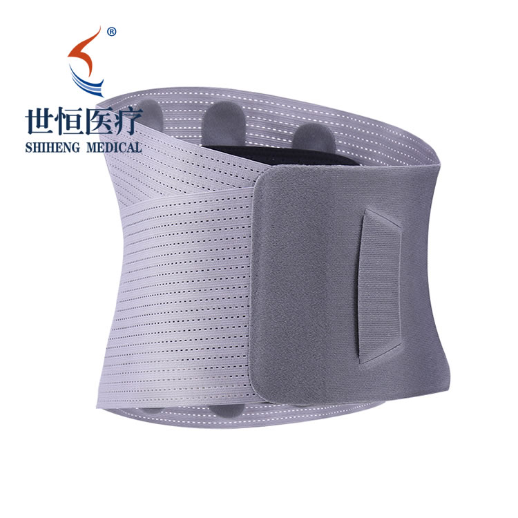 Hot pressing waist belt with three pads lumbar support brace